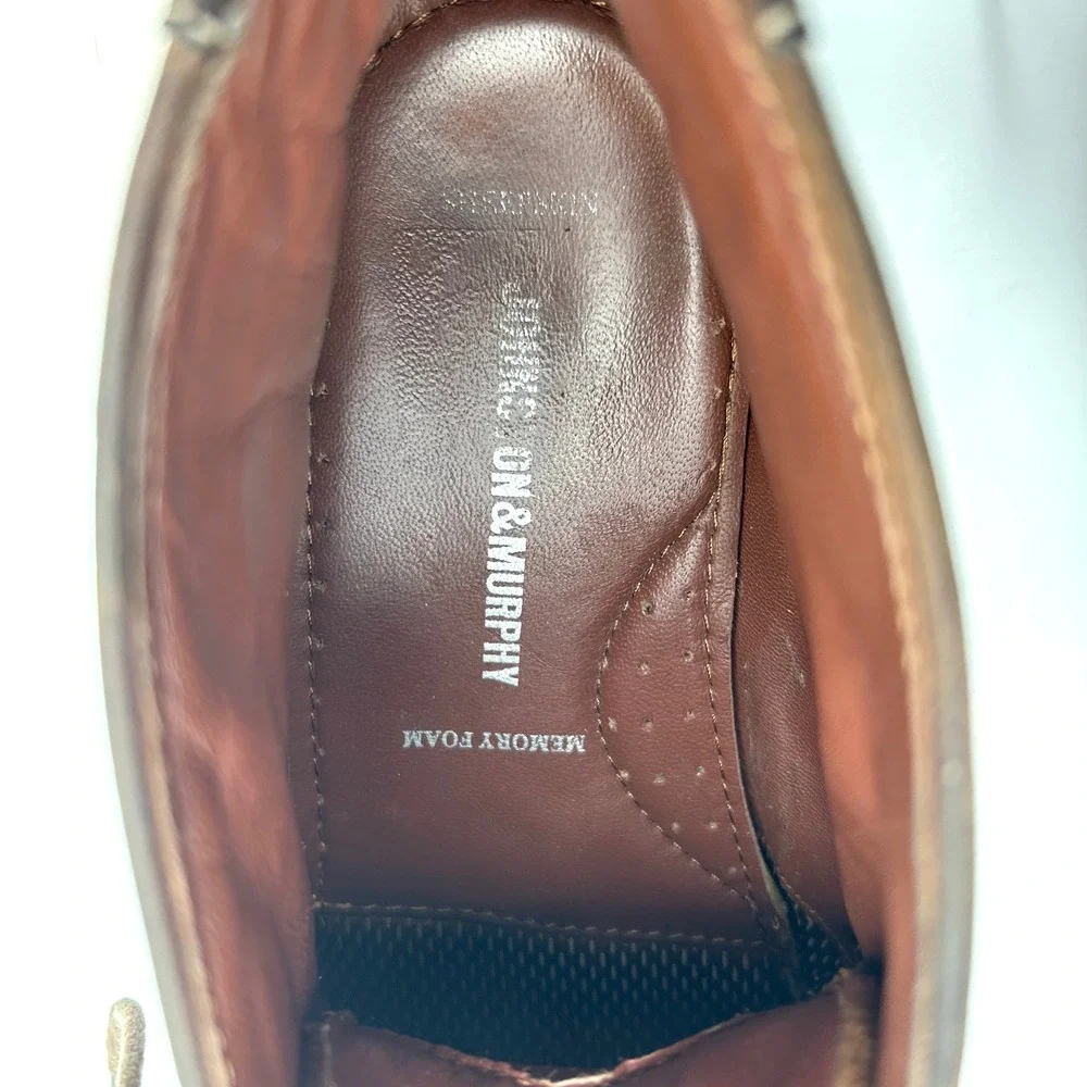 Johnston & Murphy Copeland Chukka Boots Men Size 9.5 Brown Suede Leather 25-1870